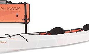 Faltbares Oru Kayak Haven TT für 1-2 Personen in weiß mit zwei Sitzen, geeignet für Anfänger und Fortgeschrittene, ideal für Freizeitpaddeln auf Seen, Flüssen und Meeren.